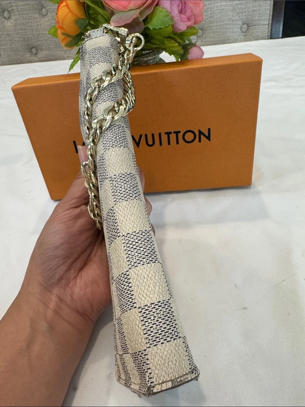 Authentic Louis Vuitton Insolite Azure Wallet with box